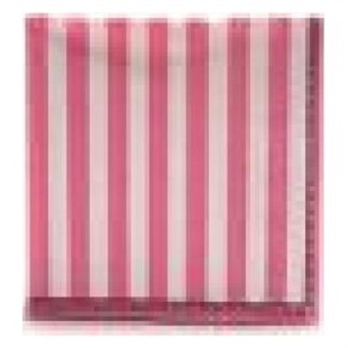 Paper Bags Pink Stripes 19" x 21" (250/Box)